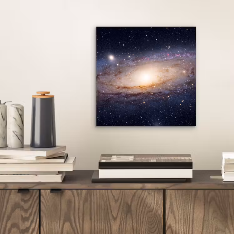 aluminium wall art - Galaxy - Space - Cosmos - Sterrenstelsel - Ruimte - Kosmos aluminium wit klein