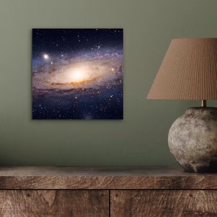 aluminium wall art - Galaxy - Space - Cosmos - Sterrenstelsel - Ruimte - Kosmos aluminium wit klein