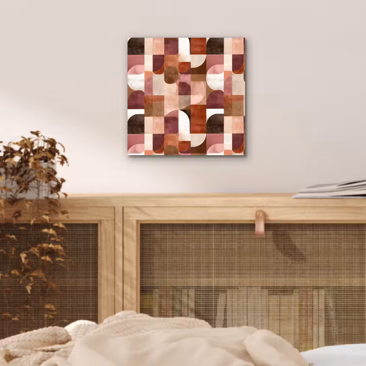 Geometrie - Modern - Retro aluminium wit klein 46 -sfeer3