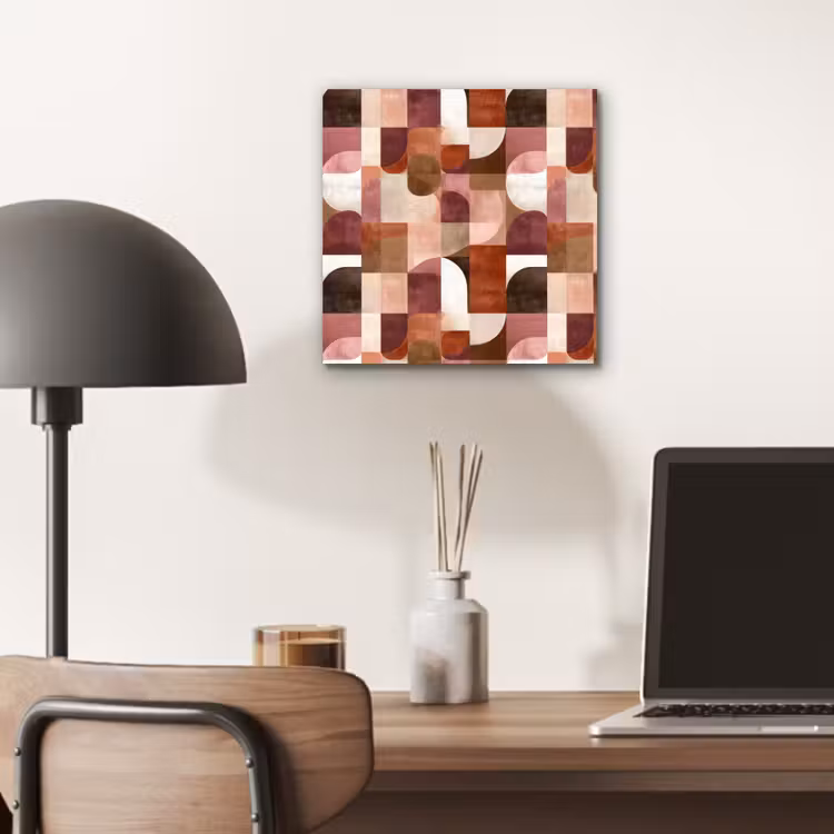 Geometrie - Modern - Retro aluminium wit klein 46 -sfeer5