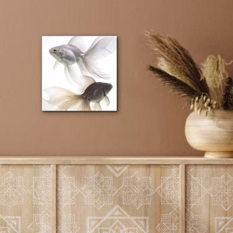 Goudvissen - Modern - Wit aluminium wit klein -sfeer4