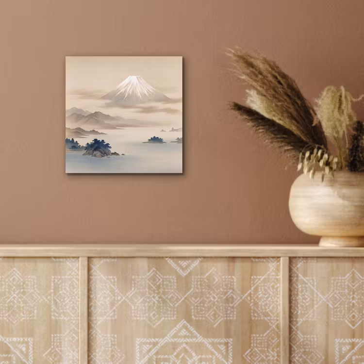 Japans - Landschap - Beige aluminium wit klein -sfeer4