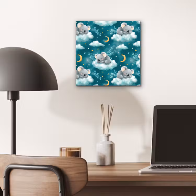 Koala's - Betoverend - Blauw aluminium wit klein 46 -sfeer5