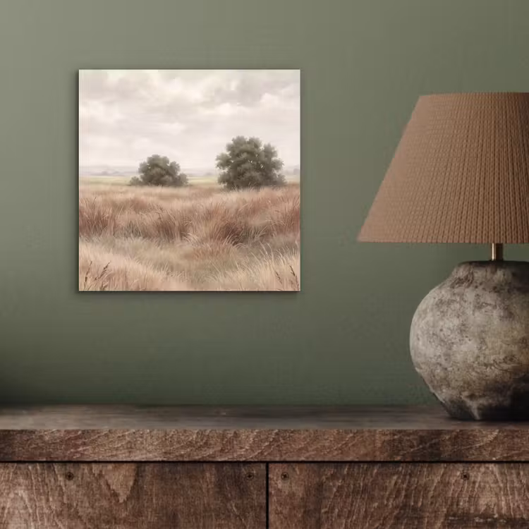 Landschap - Minimalistisch - Beige aluminium wit klein -sfeer2