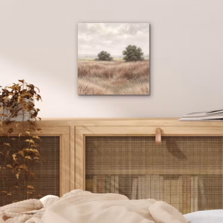 Landschap - Minimalistisch - Beige aluminium wit klein -sfeer3