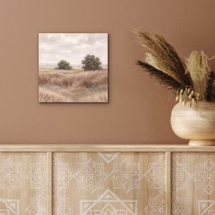 Landschap - Minimalistisch - Beige aluminium wit klein -sfeer4