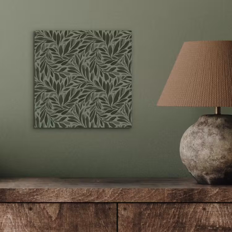Bladeren - Organisch - Groen aluminium wit klein 46 -sfeer2