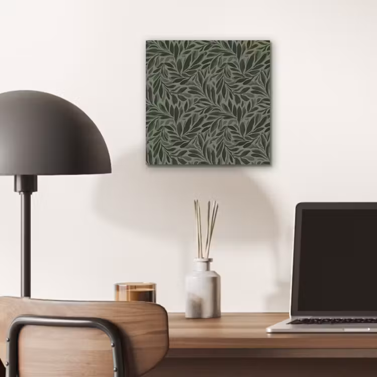 Bladeren - Organisch - Groen aluminium wit klein 46 -sfeer5
