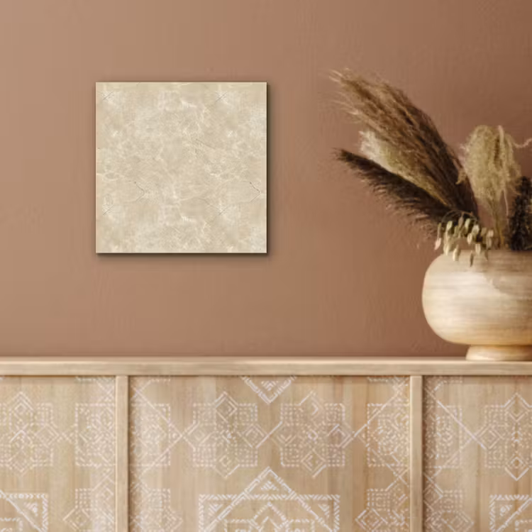 Lichtbeige - Marmer - Diffusie adering aluminium wit klein 46 -sfeer4
