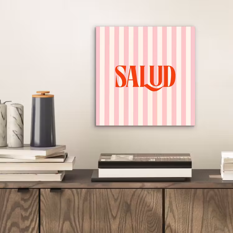 Zachtroze - Rood - Strepen - Salud aluminium wit klein -sfeer1