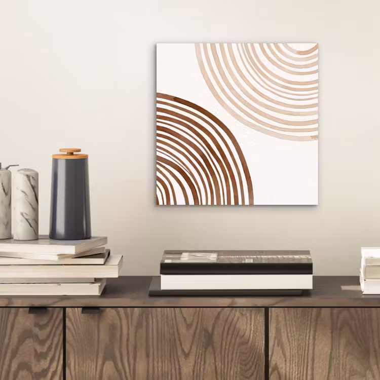 aluminium wall art - Lines - Minimalist - Art - Lijnen - Minimalistisch - Kunst aluminium wit klein