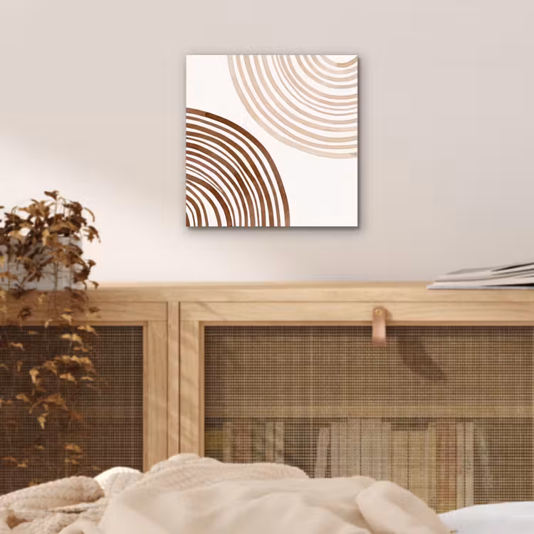 aluminium wall art - Lines - Minimalist - Art - Lijnen - Minimalistisch - Kunst aluminium wit klein