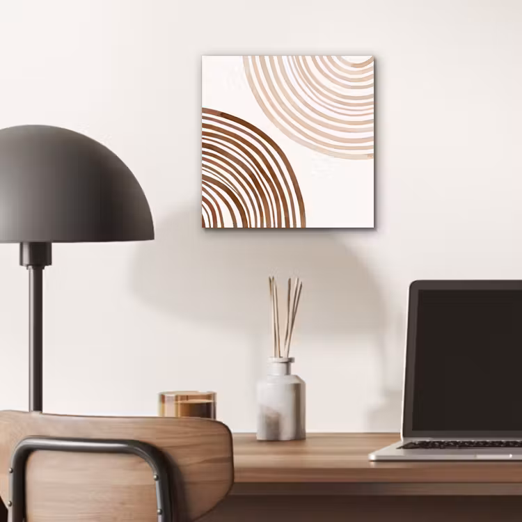 aluminium wall art - Lines - Minimalist - Art - Lijnen - Minimalistisch - Kunst aluminium wit klein