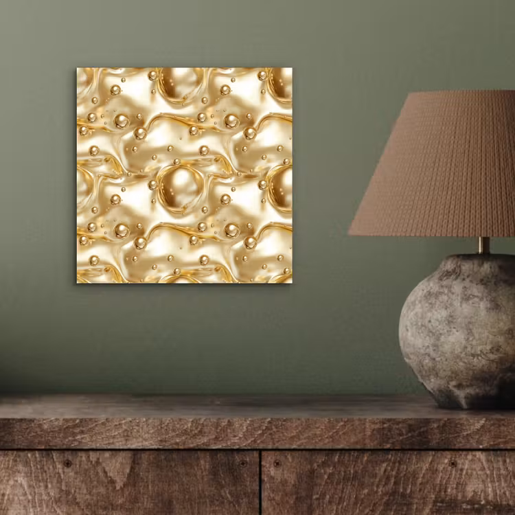 Vloeibaar - Druppels - Goud aluminium wit klein 46 -sfeer2