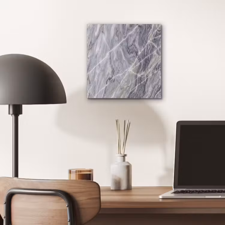 Marmer - Ader - Patroon - Abstract - Grijs aluminium wit klein -sfeer5