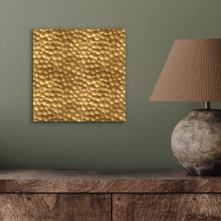 Metaal - Dynamisch - Goud aluminium wit klein 46 -sfeer2