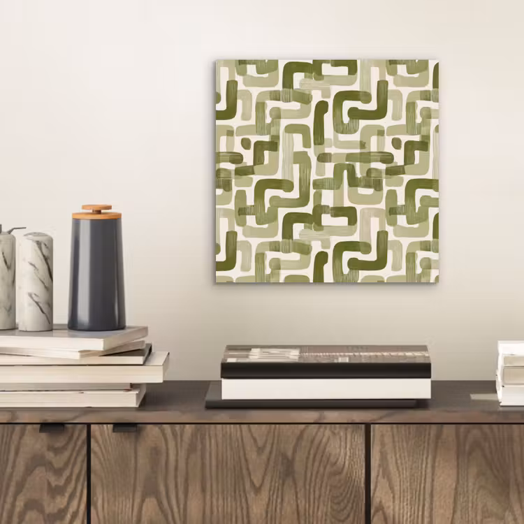 Modern - Grafisch - Groen aluminium wit klein 46 -sfeer1