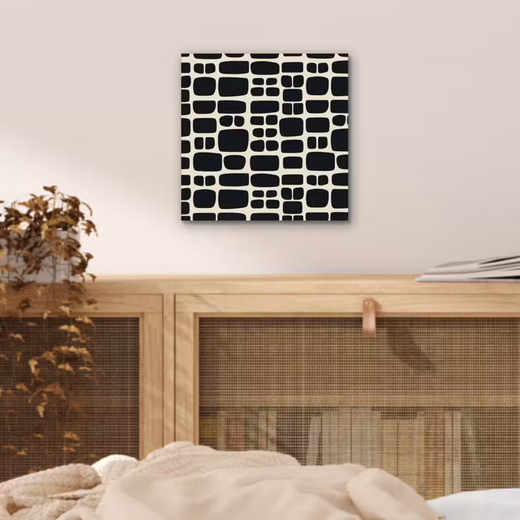 Modern - Organisch - Zwart aluminium wit klein 46 -sfeer3