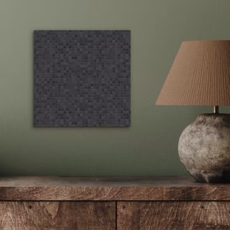Mozaïek - Patroon - Zwart aluminium wit klein 46 -sfeer2