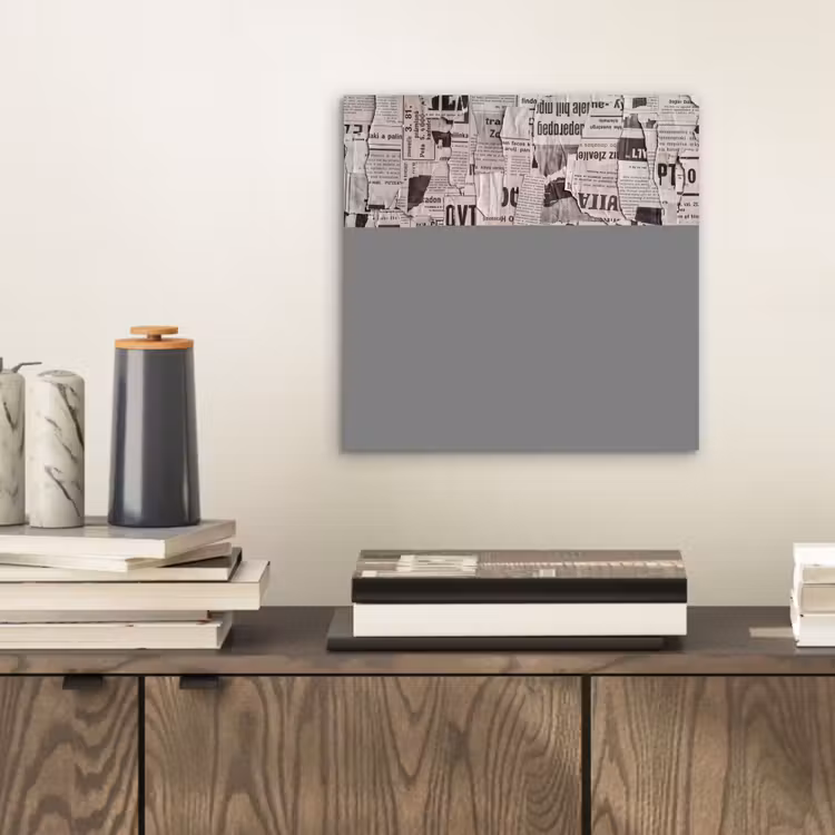 Krant - Gescheurd - Textuur - Abstract - Zwart-wit aluminium wit klein -sfeer1