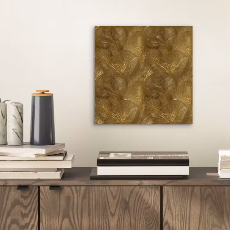 Organisch - Lijnen - Goud aluminium wit klein 46 -sfeer1
