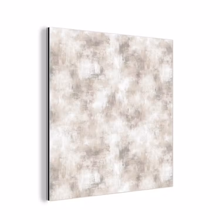 Organisch - Patroon - Gemêleerd aluminium wit klein 46 -3d
