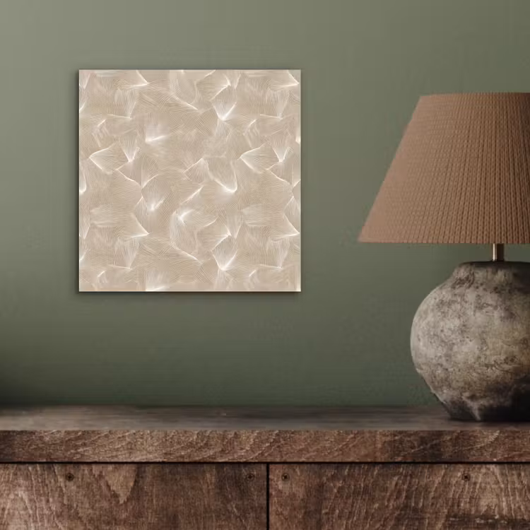 Organisch - Textuur - Beige aluminium wit klein 46 -sfeer2