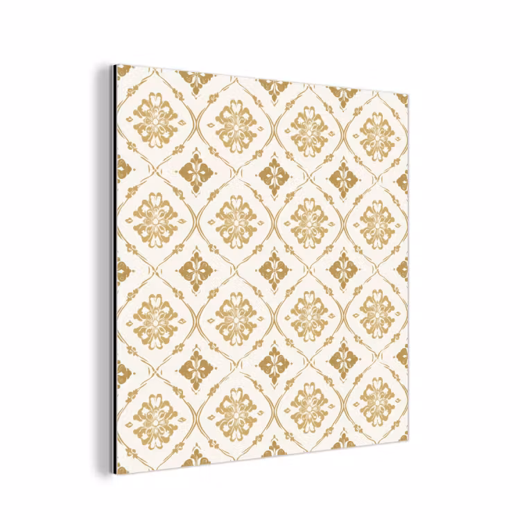 Ornament - Klassiek - Goud aluminium wit klein 46 -3d