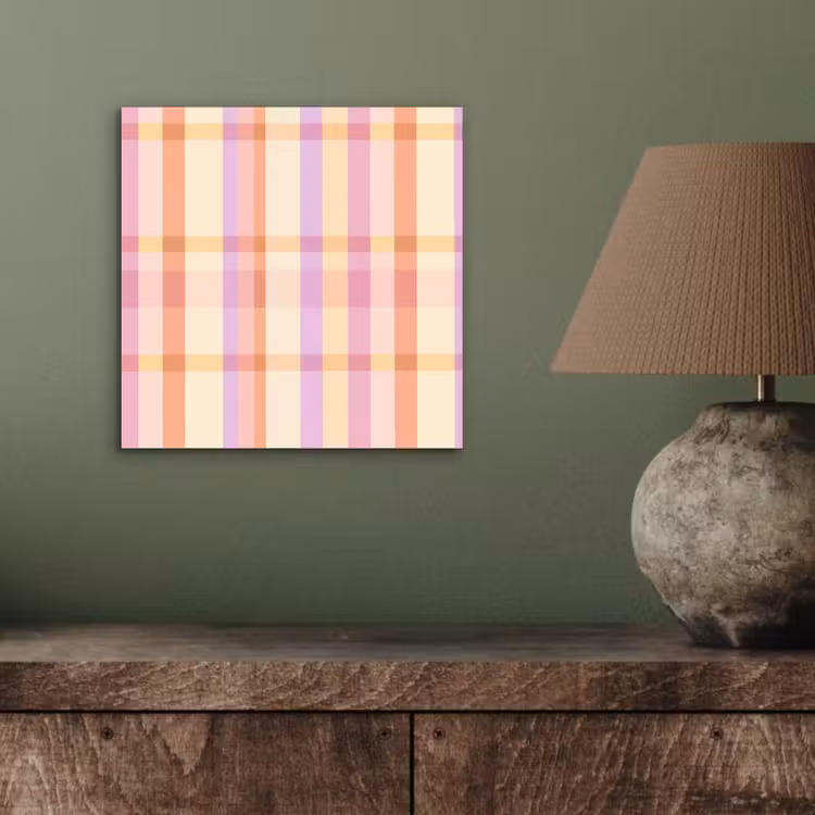 Pastel - uitpatroon - Geometrisch aluminium wit klein 46 -sfeer2