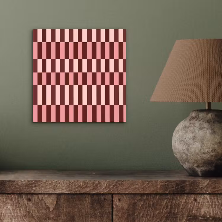 Roze - Rood - Blokjes aluminium wit klein 46 -sfeer2