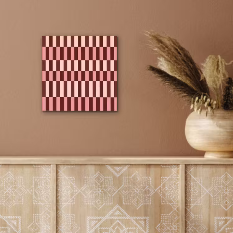 Roze - Rood - Blokjes aluminium wit klein 46 -sfeer4
