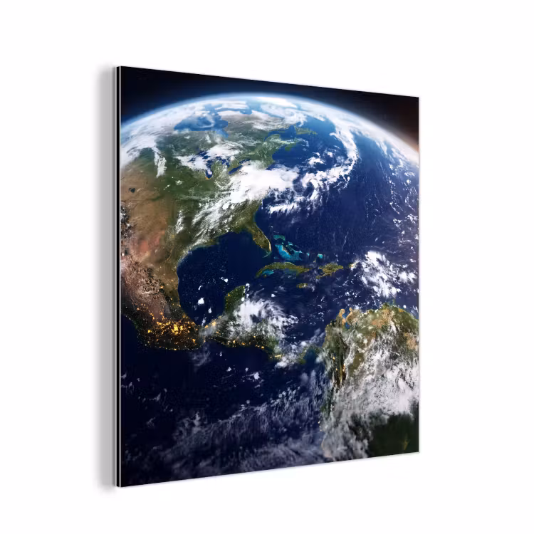 aluminium wall art - Planet - Space - Cosmos - Planeet - Ruimte - Kosmos aluminium wit klein