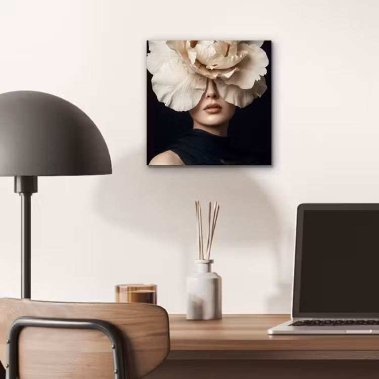 Roos - Tijdloos - Zwart aluminium wit klein -sfeer5