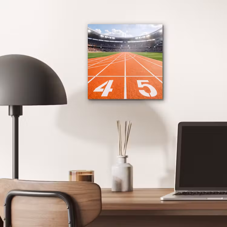 Sintelbaan - Stadion - Sport -Oranje aluminium wit klein -sfeer5