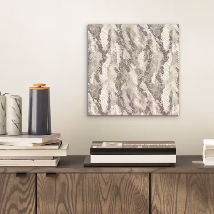 Slang - Patroon - Taupe aluminium wit klein 46 -sfeer1