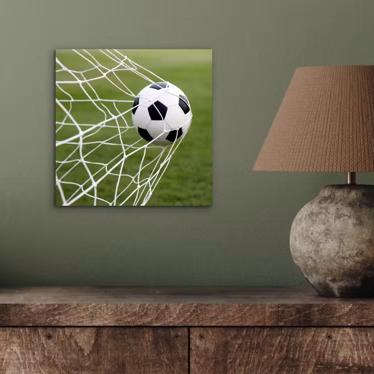 Voetbal - Goal - Net - Sport aluminium wit klein -sfeer2