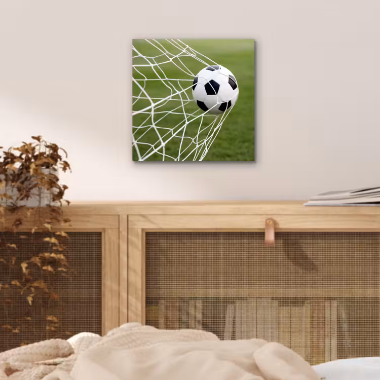 Voetbal - Goal - Net - Sport aluminium wit klein -sfeer3