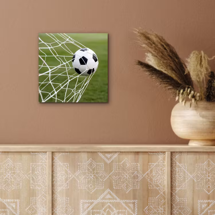 Voetbal - Goal - Net - Sport aluminium wit klein -sfeer4