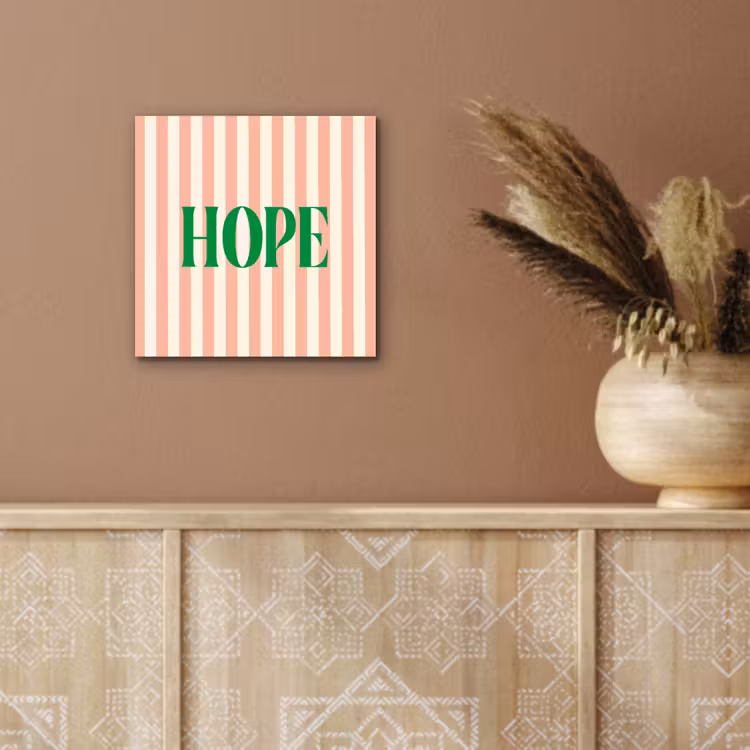 Zachtroze - Groen - Strepen - Hope aluminium wit klein -sfeer4