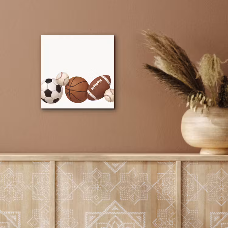 Sport - Ballen - Illustratie aluminium wit klein -sfeer4