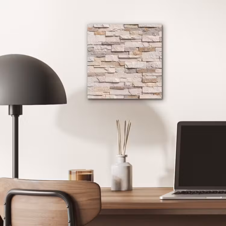 Steen - Muur - Textuur - Rustiek - Beige aluminium wit klein -sfeer5