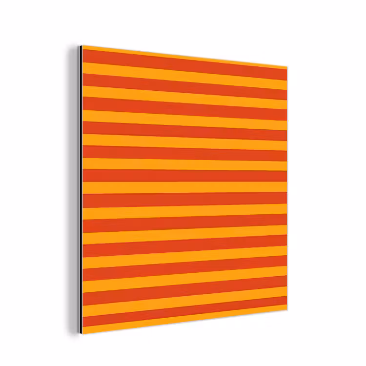 Strepen - Patroon - Oranje aluminium wit klein 46 -3d