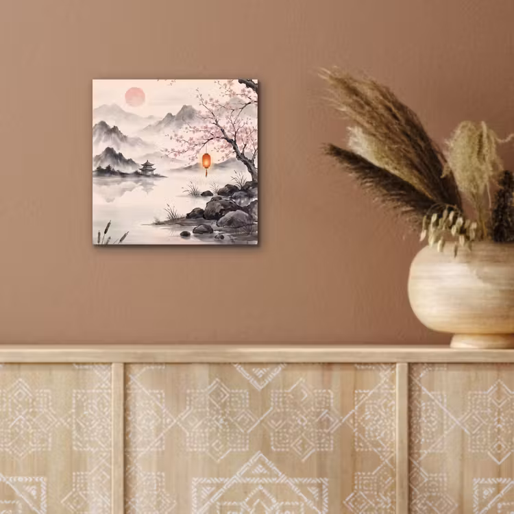 Zon - Japans - Traditioneel aluminium wit klein -sfeer4