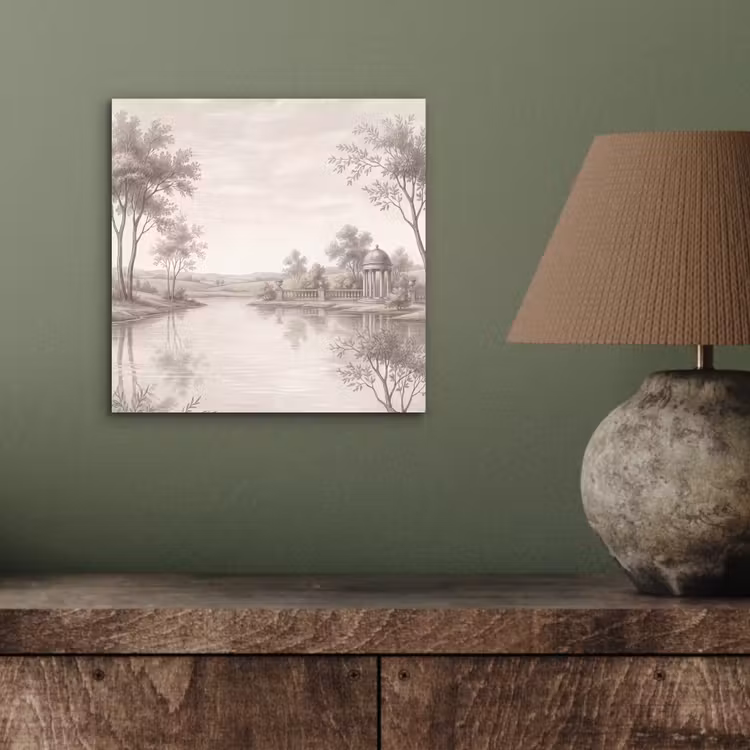 Terras - Water - Natuur - Landschap aluminium wit klein -sfeer2