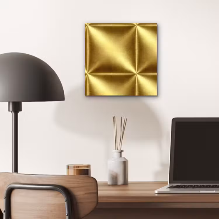 Textuur - Geborsteld Goud - Industrieel - Metallic aluminium wit klein 46 -sfeer5