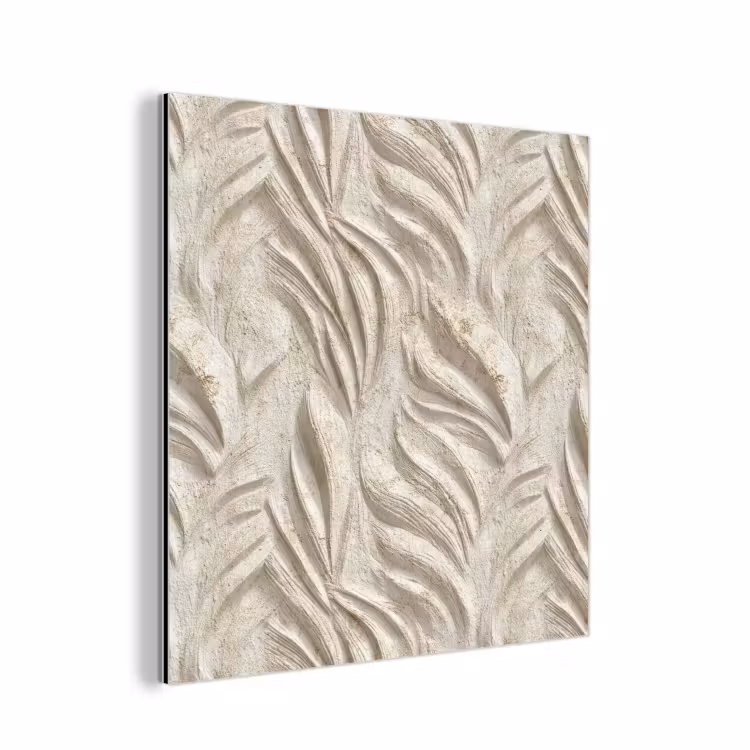 Textuur - Reliëf - Beige aluminium wit klein 46 -3d