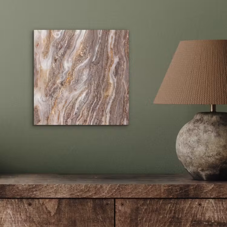 Textuur - Steen - Abstract - Beige aluminium wit klein -sfeer2