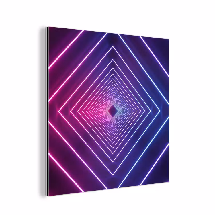 Driedimensionaal - Tunnel - Ruimte aluminium wit klein -3d