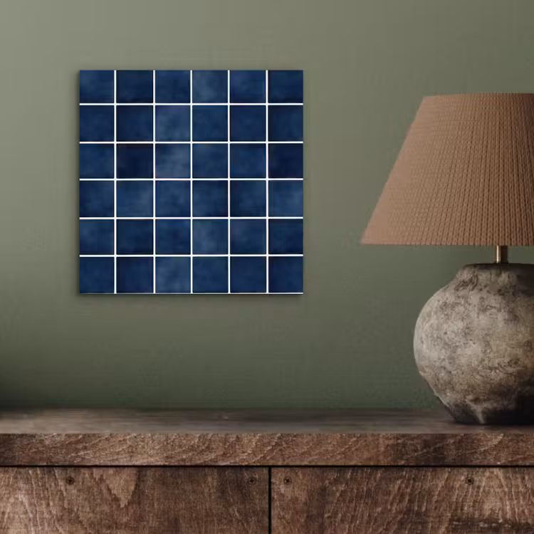 Tegel - Modern - Blauw aluminium wit klein 46 -sfeer2