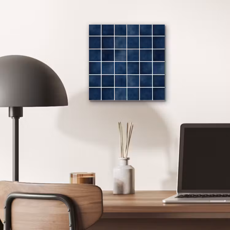 Tegel - Modern - Blauw aluminium wit klein 46 -sfeer5